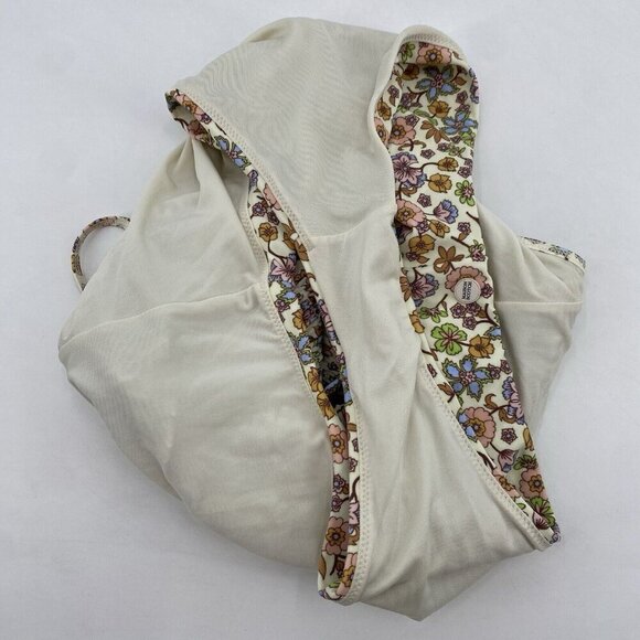 Scotch & Soda Tropical Size Small Smocked Floral One Piece Swimuit Strappy Ditsy - Picture 14 of 14